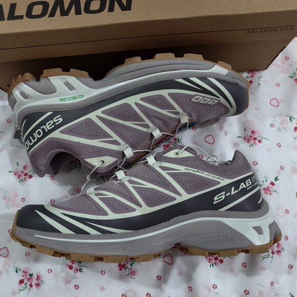 Salomon XT6 Purple Sneakers - Picture 1 of 7